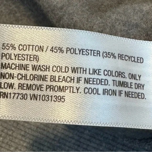 Long Sleeve Grey Full Zip Hoodie - Picture 5 of 11